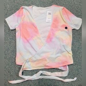 Hollister tie up baby tee